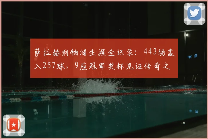 萨拉赫利物浦生涯全记录：443场轰入257球，9座冠军奖杯见证传奇之路